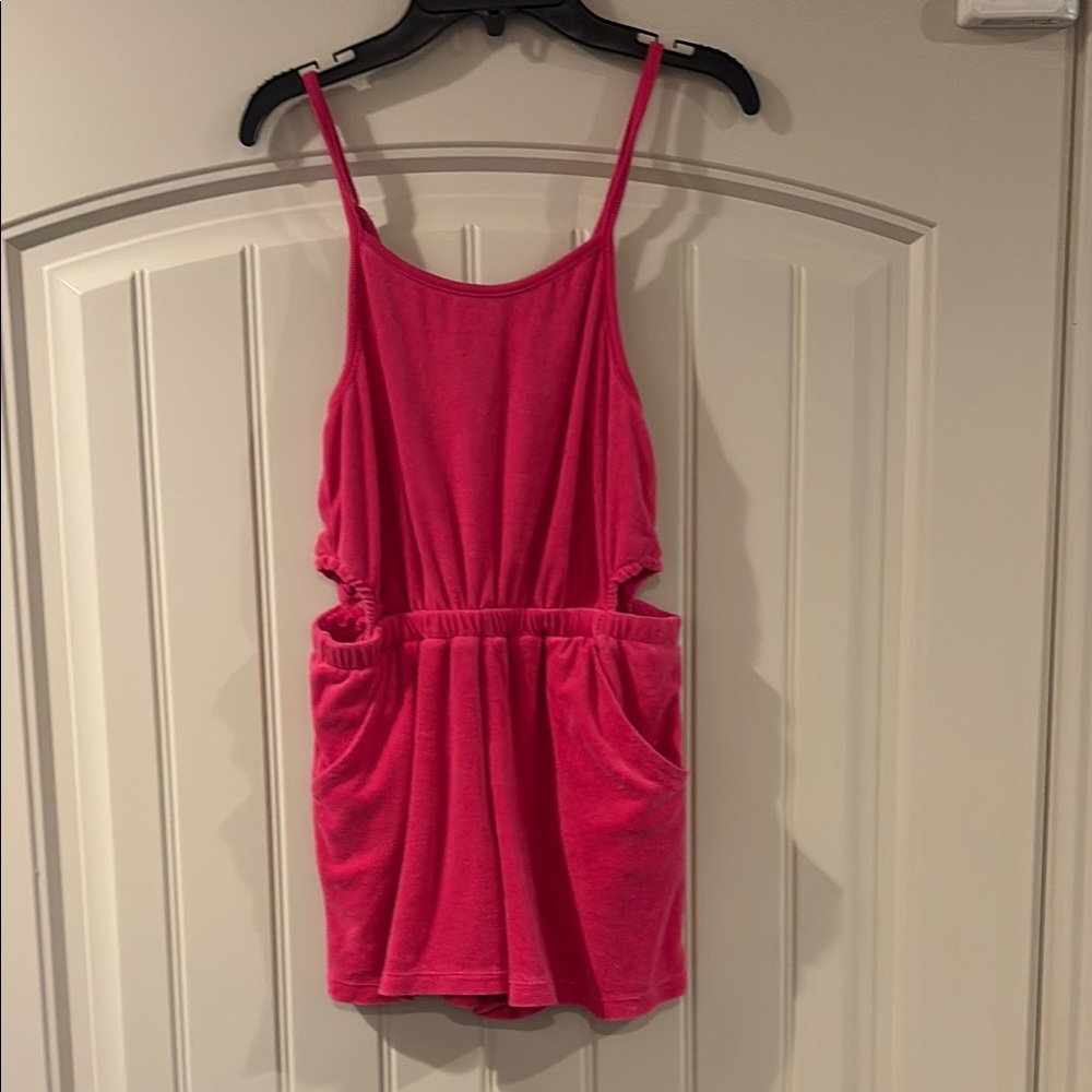 Pink Sleeveless Romper
